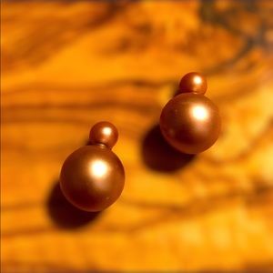 Simulated Pearl Earrings